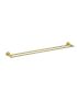 Otus Slimline Double Towel Rail 900mm Brushed Gold