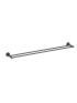 Otus Slimline Double Towel Rail 900mm Gun Metal