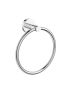 Otus Slimline Towel Ring Chrome