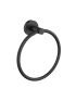 Otus Slimline Towel Ring Matt Black