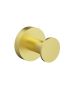 Otus Slimline Robe Hook Brushed Gold