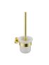 Otus Slimline Toilet Brush Holder Brushed Gold