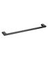 Cora Single Towel Rail 800mm Matt Black 