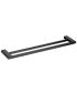 Cora Double Towel Rail 600mm Matt Black 