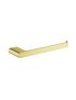 Cora Round Cornered Rectangle Towel Bar Brushed Gold