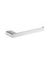 Cora Round Cornered Rectangle Towel Bar Brushed Nickel