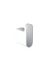 Cora Robe Hook Chrome&White 