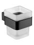 Rosa Tumbler Holder Matt Black