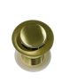 32mm Bathroom Brushed Gold Solid Brass Basin Pop Up Waste No Overflow