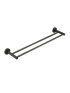 Otus Round Double Towel Rail 600mm Gunmetal