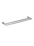 Otus Round Double Towel Rail 600mm Chrome