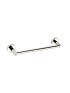 Otus Round Single Towel Rail 350mm Brushed Nickel