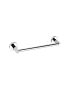 Otus Round Single Towel Rail 350mm Chrome