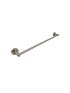 Otus Round Single Towel Rail 600mm Brushed Nickel