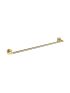 Otus Round Single Towel Rail 750mm Brushed Gold