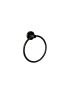 Otus Round Towel Ring Matt Black