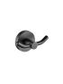 Otus Round Double Robe Hook Matt Black