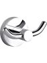 Otus Round Double Robe Hook Chrome