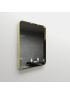 600mm (L) x 750mm (D) Metal Frame Mirror Brushed Gold Rectangle Framed Mirror