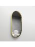 450mm (L) x 900mm (D) Metal Frame Mirror Brushed Gold Oval Framed Mirror