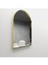 600mm (L) x 900mm (D) Metal Frame Mirror Brushed Gold Arch Framed Mirror