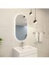 450mm (L) x 900mm (D) Back Lit Oval 3 color LED mirror Bathroom Makeup Smart Touch