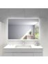 1200mm (L) x 800mm (D) Backlit Round Edge 3 Color Rectangle LED Mirror Bathroom Makeup