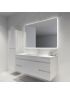 1200mm (L) x 800mm (D) Backlit Round Edge 3 Color Rectangle LED Mirror Bathroom Makeup