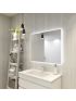 900mm (L) x 750mm (D) Round Edge 3 Color Rectangle Backlit Bathroom LED Mirror