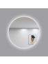 900mm 3 Color Round Backlit LED Mirror Bathroom Makeup Dustproof Smart Touch