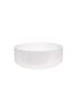 360x360x120mm Round Gloss White Ceramic Above Counter Basin Non-overflow