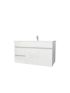 900mm Wall Hung MDF Gloss White Left/Right Drawers Bathroom Vanity Cabinet Only