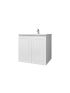 600mm Wall Hung Matte White Linear Surface Bathroom Vanity Cabinet Only