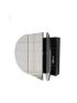 1200mm Oval Shape Matte Black Finish Bathroom Mirror Cabinet Shaving Storage