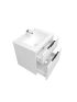 600mm Aria Matte White 2 PAC MDF 2 Drawers Wall Hung Bathroom Vanity With Handle