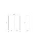 600mm Matte White Wall Cabinet Mirror Bathroom Shelf Storage 2 Doors