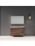 1200MM Dark Oak MDF Bathroom Vanity Right Drawers Free Standing Cabinet Only