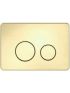 Access Plate - Round Button Brushed Gold