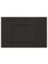 Access Plate - Square Button Black