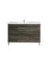 1200MM Dark Grey MDF Bathroom Vanity Left Drawers Free Standing Cabinet Only