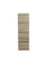 1350MM White Oak MDF Cabinet 2 Drawers 1 Door Wall Hung Tall Boy Tall Storage Cabinet