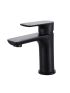 35mm Modern Bathroom Basin Mixer Tapware Solid Brass Vanity Short Tap Matte Black