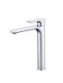 35mm Modern Bathroom Tall Basin Sink Mixer Tap Solid Brass Chrome