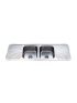 Cora Double Bowl & Double Drainer Kitchen Sink 1380 x 480mm