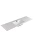 1500x460mm Nana Gloss White Thin Edge Ceramic Top