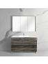 1200mm Freestanding With Legs Bathroom Vanity Dark Grey Wood Grain High density MDF board with 2 PAC finish