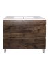 900mm Freestanding Bathroom Vanity With Legs Dark Oak Wood Grain 2 PAC Coating MDF Board