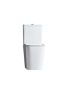 Enox Gloss White Back To Wall Toilet Suite with Slim UF Seat Cover & Universal Inlet Cistern Rimless Flushing Two Piece Toilet