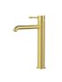 Linie High-Rise Basin Mixer Brushed Gold