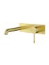 Linie Wall Basin Mixer Trim Kit With 220mm Spout Brushed Gold 